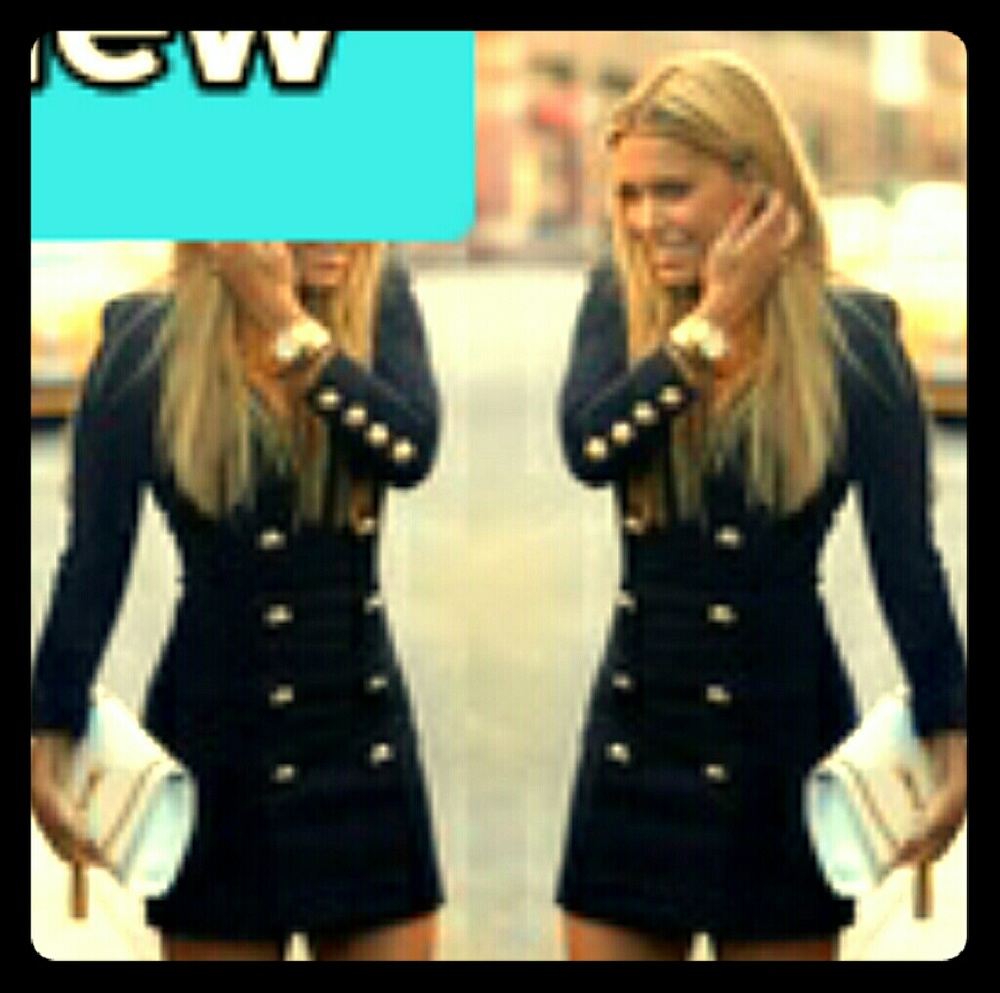 Navy blue dress